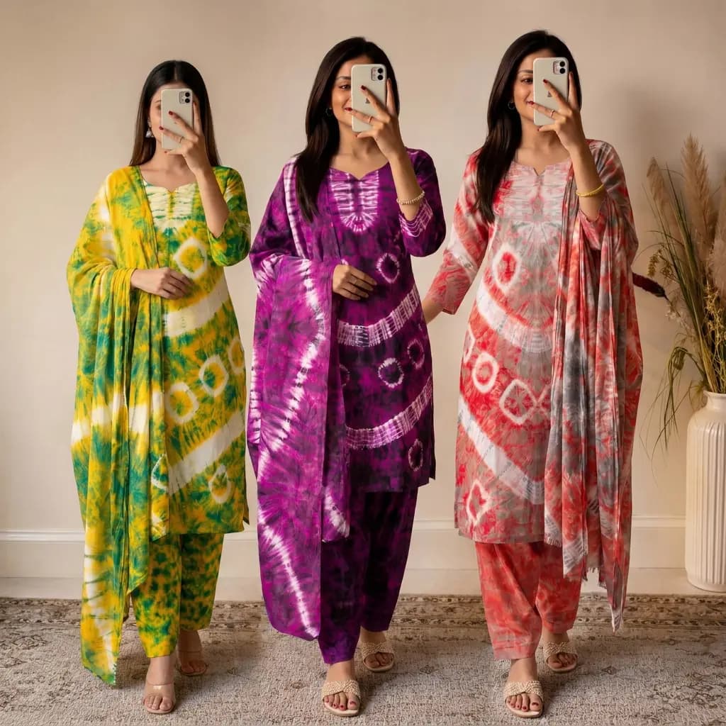 3 Pis Batik Three Piece Combo